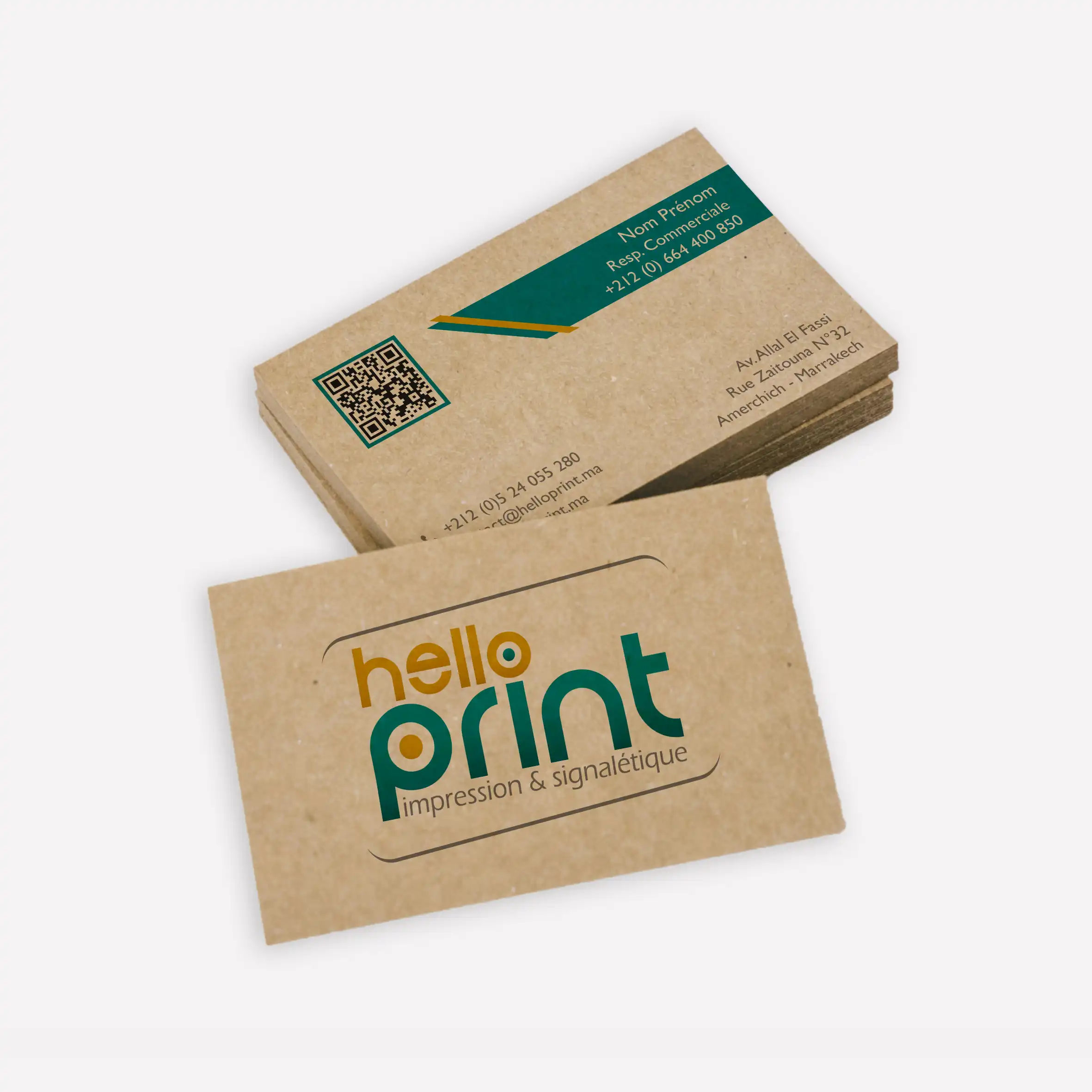 Carte de Visite Recyclée
