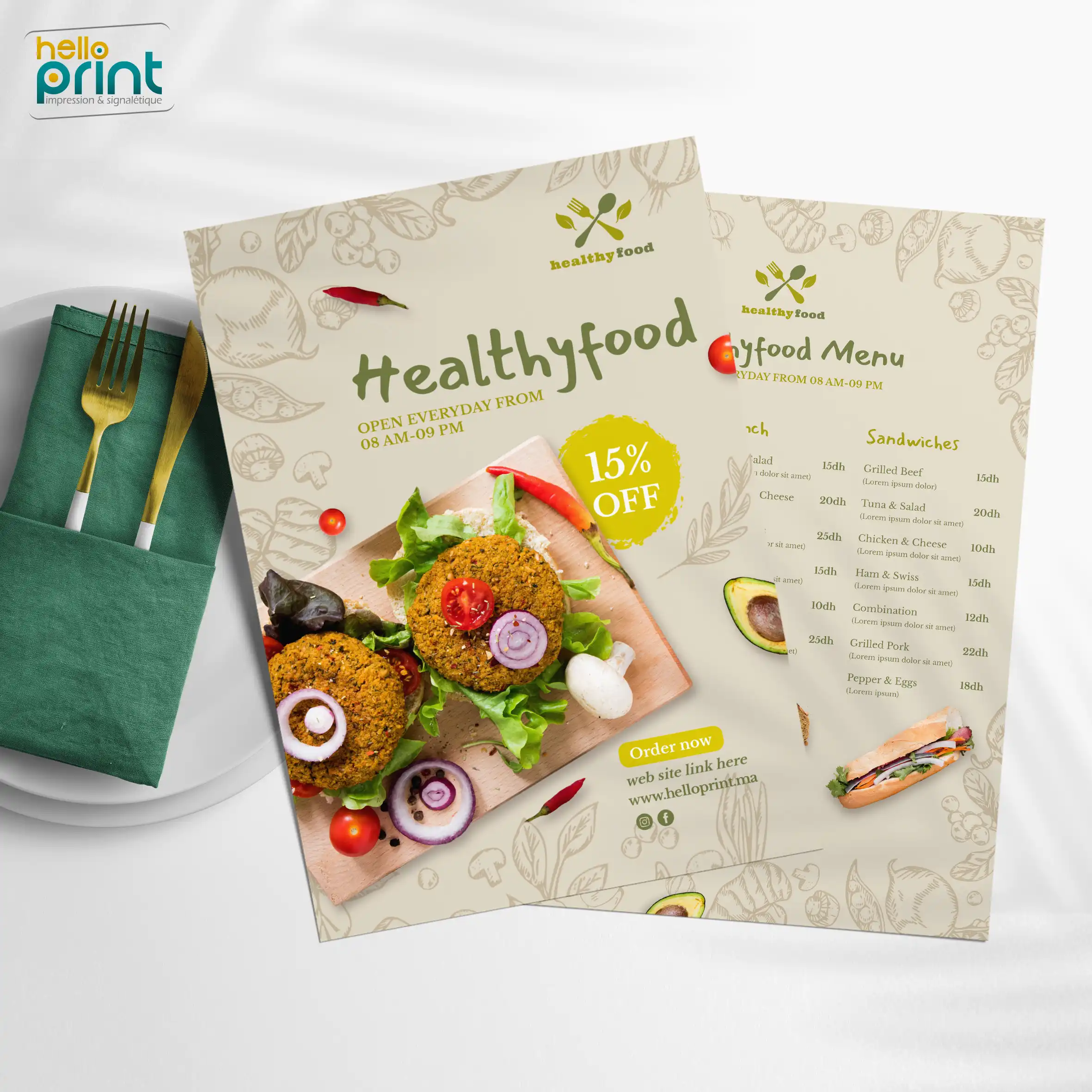 Menu A3