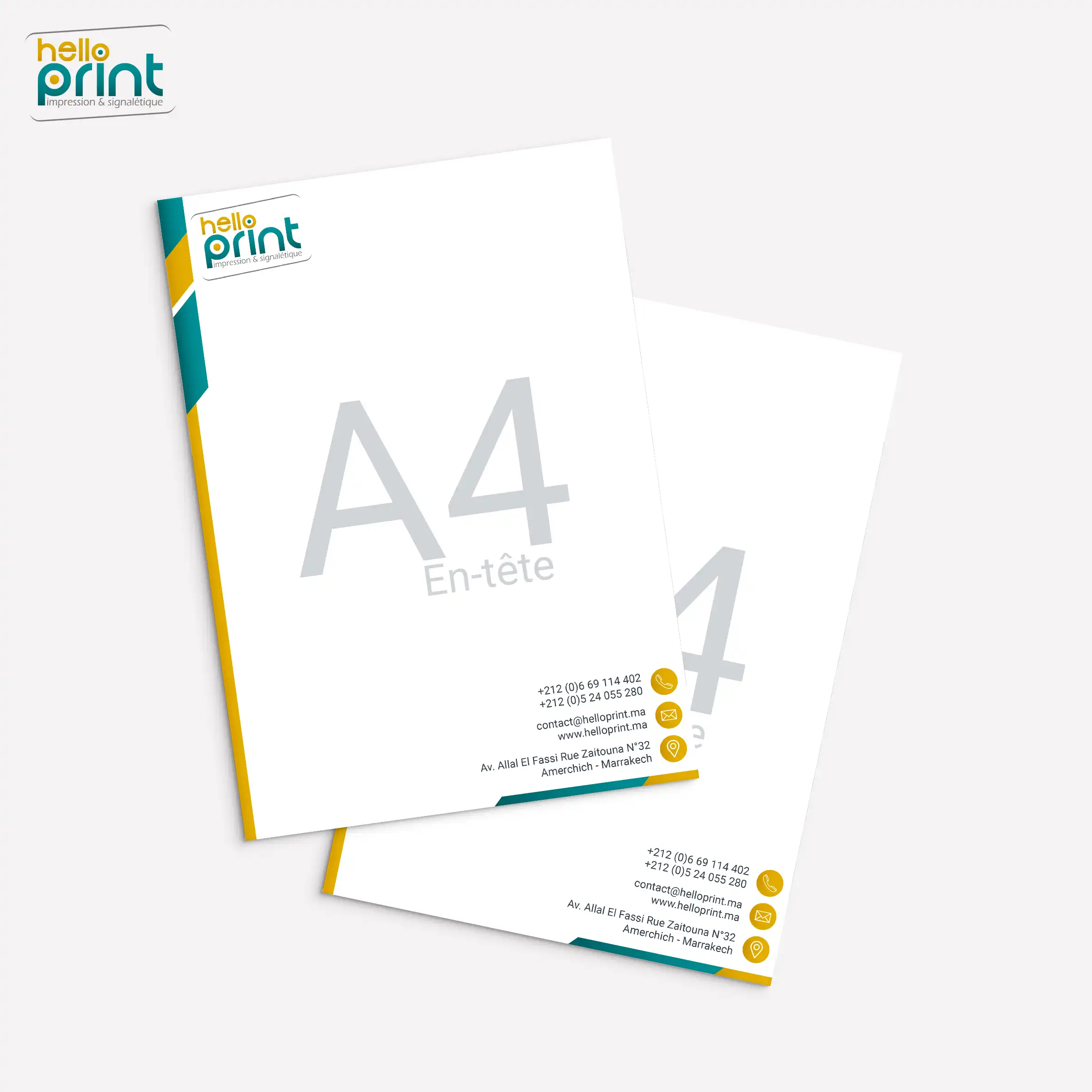 Papier En-Tête - Standard
